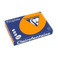 Clairefontaine Gekleurd Papier Fel Oranje 120 grams A4 (250 vel) - 3329685176303