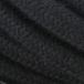 Katoenen stoffen snoer – 3 m – zwart