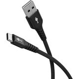 Goobay USB-A naar USB-C Kabel - 3 meter - Zwart