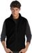 James & Nicholson Fleece casual bodywarmer zwart voor heren