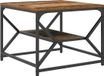 vidaXL Salontafel Oud Hout 51 x 50 x 40 cm Engineered Hout en Staal
