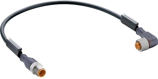 Belden 34615-1 Sensor/actuator connector, geassembleerd M12 Aantal polen (sensoren): 5 Stekker, recht, Bus, haaks 1.50 m 1 stuk(s)