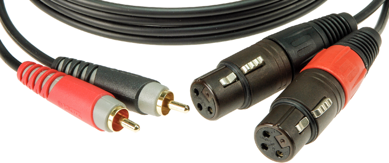 KLOTZ AT-CF0100 Audio kabel 1m zwart