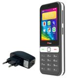 TTfone TT280 Compacte 4G Android mobiele telefoon - 2,8 inch touchscreen, fysiek toetsenbord, dual sim, USB-C, 2 MP camera - ontgrendeld elke operator, inclusief oplader