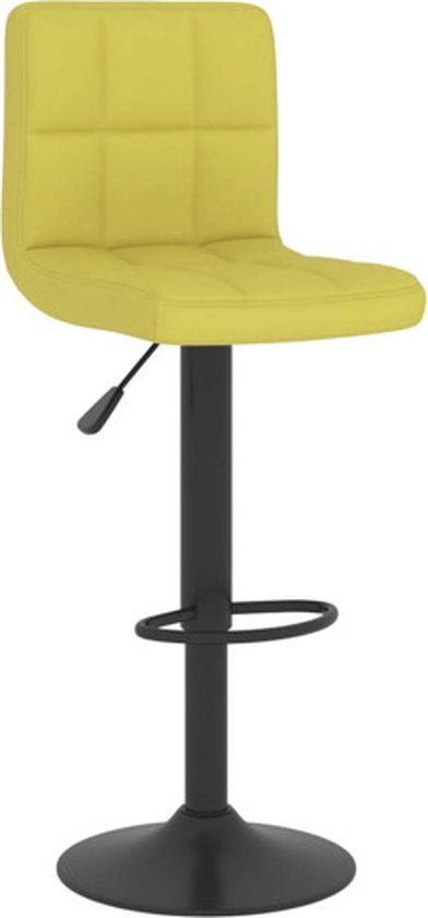 vidaXL Barkruk stof groen