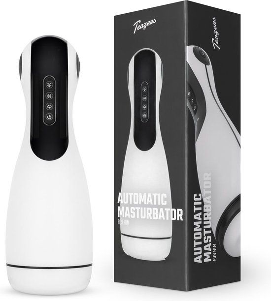 Teazers - Automatische Masturbator - Oplaadbaar - Wit - 35 cm