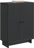 vidaXL Dressoir Zwart 66 x 34,5 x 90 cm Bewerkt hout