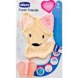 Chicco 00002583100000 peluche animaux doux Fresh Friends avec anneau de dentition amovible Fille, rose