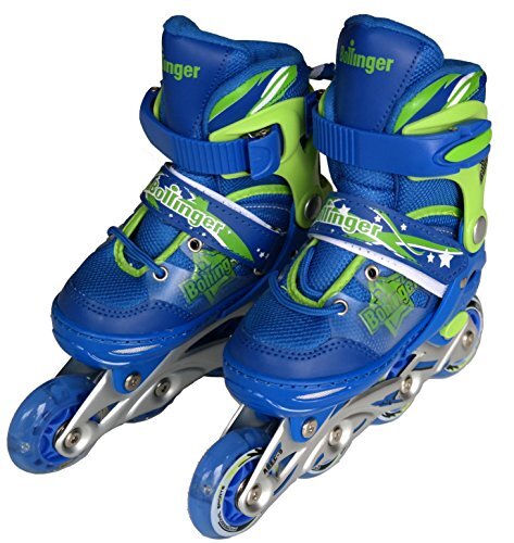 Bollinger 0pw-153b-5-o-m Skate met licht, kinderen, blauw, M