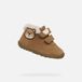 GEOX Baskets basses Cognac Cuir Velcro Femmes Enfants Taille 19