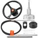 VEVOR Outboard Steering System Kit, 4.26m Boat Control Kabel, Standaard 1.9cm Conische Axel, 34.29cm Stuur, Gelegeerd Marine Control System