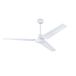 Westinghouse Lighting 7316740 Industrial Traditionele binnenplafondventilator met afstandsbediening, 142 cm, mat wit, DC-motor