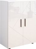 Vicco Irma Halfhoge kast – 60 x 81 cm Wit Hoogglans