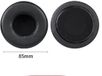 Housse ronde universelle pour casque, housses en mousse, écouteurs, pièces de rechange pour casque - Noir, 85 mm