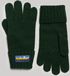 Superdry Dames Radar handschoenen van wolmix - Effen - Groen