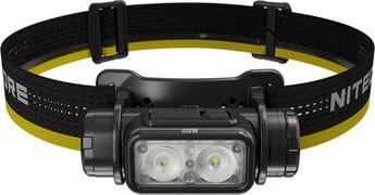 NITECORE NU50-1400 lumen, USB-C, rood en wit licht, geïntegreerde accu