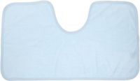 Semsen Adultes Serviette de bouche - Bavoirs pour seniors - Bavoirs de bouche lavables - Adultes - Récupération de nourriture - Convient aux personnes âgées - Modèle bleu