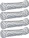 AMIG Paracord touw - 4x - 10 meter - D4mm - 400kg - Nylon/Polyester - Wit/Blauw