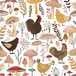 Solidchoice - Papier peint autocollant à motif de champignon