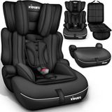 KIDUKU® Autostoel 9-36 kg (1-12 jaar) – Kinderzitje ECE R129/03, Groep 1/2/3 Autokinderstoel Kinderautostoel (Noir)