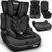 KIDUKU® Autostoel 9-36 kg (1-12 jaar) – Kinderzitje ECE R129/03, Groep 1/2/3 Autokinderstoel Kinderautostoel (Noir)