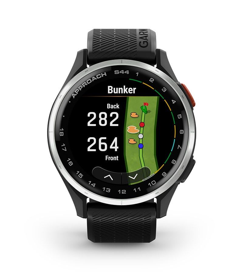 Garmin Approach S44 1.2" Digital Touchscreen GPS Golf Watch - Titanium
