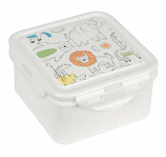 Safta Picknickhouder met Fles Zoo Wit