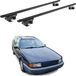 Omac Barres De Toit Aluminium Certifiées Tüv Pour Vw Passat B2-b3-b4 Break 1980-1997 – Pour Rails De Toit Standards – Rainure En T – Charge Max 90 Kg – 2 Antivols Noir