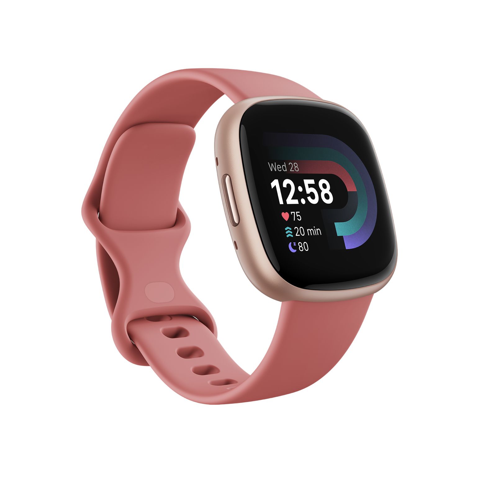 Fitbit Versa 4 Smartwatch - Roze - GPS - Unisex