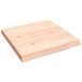 Plateau de lavabo 40x40x(2-4) cm bois massif non traité