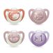 NUK First Choice Tétines pour bébé | 18-36 mois | Sucettes orthodontiques phosphorescentes | Apaise 99% des bébés | Assorti | Lot de 4