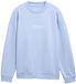 Tom Tailor Denim - Relaxed sweatshirt met logo-print - Maat XXL - Brunnera Blue