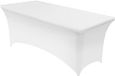 Utopia Kitchen Spandex Tafellaken 1 Pak [122L x 76B x 76H cm, Wit]