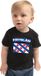 Bellatio Decorations Fryslan T-shirt - Zwart - Katoen - Maat 62