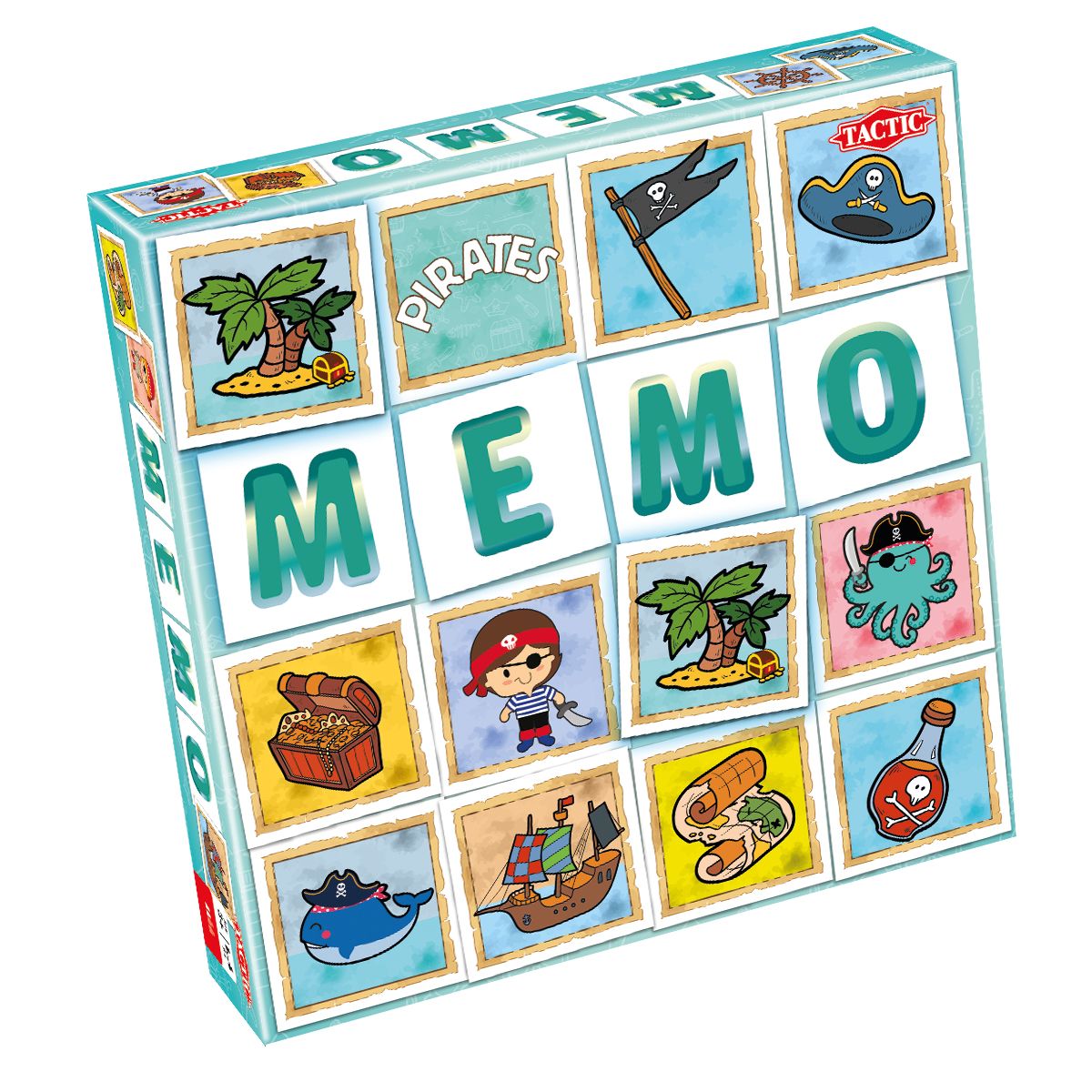 Tactic Memo Pirates - Bordspel - Meerkleurig
