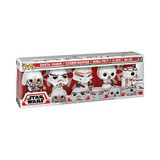 Funko Pop! Star Wars Holiday Darth Vader, Stormtrooper, Boba-Fett, C-3PO, R2-D2 Snowmen 5 Pack