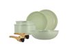 Celadon Batterie de cuisine 7 pièce amovible en aluminium
