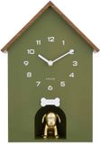 Karlsson Wandklok Dog House - Groen