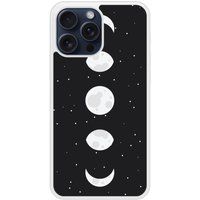 Apple Siliconen hoesje compatibel met iPhone 15 Pro Max Moon Phase