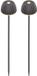 BRILONER Riffle Nano - Set de 2 lampes d'extérieur rechargeables avec piquet de terre, dimmable, fonction tactile, IP44, lumière blanc chaud, Ø6 x 78,5 cm, anthracite