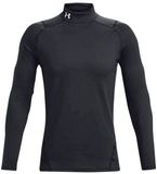 Under Armour UA CG Armour Fitted Mock Heren Sportvest - Zwart - Wit