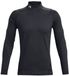 Under Armour UA CG Armour Fitted Mock Heren Sportvest - Zwart - Wit