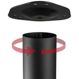 SOTECH Tafelpoot Wit Staal 870mm (4 stuks)