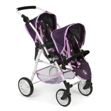 BAYER CHIC BAYER CHIC 2000 Tandem Buggy TWINNY Stars lila - Paars