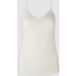 Hanro Top 'Woolen Silk' offwhite