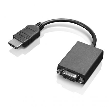 Lenovo HDMI naar VGA Adapter - 0.2m - Zwart