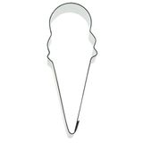 Staedter Uitsteekvorm in ijshoornvorm, zilver, 6 cm
