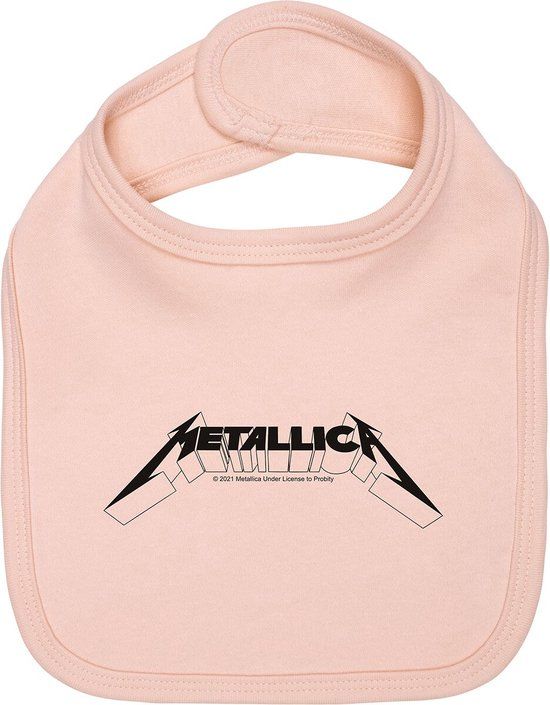 Metallica Metal-Kids - Logo Unisex Slabbetje - Roze