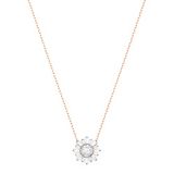 Swarovski Sunshine Hanger, Zon, Wit, Roségoudkleurige Toplaag
