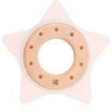 Kikkaboo Silicone and Wood Teether Bijtringen 1 st